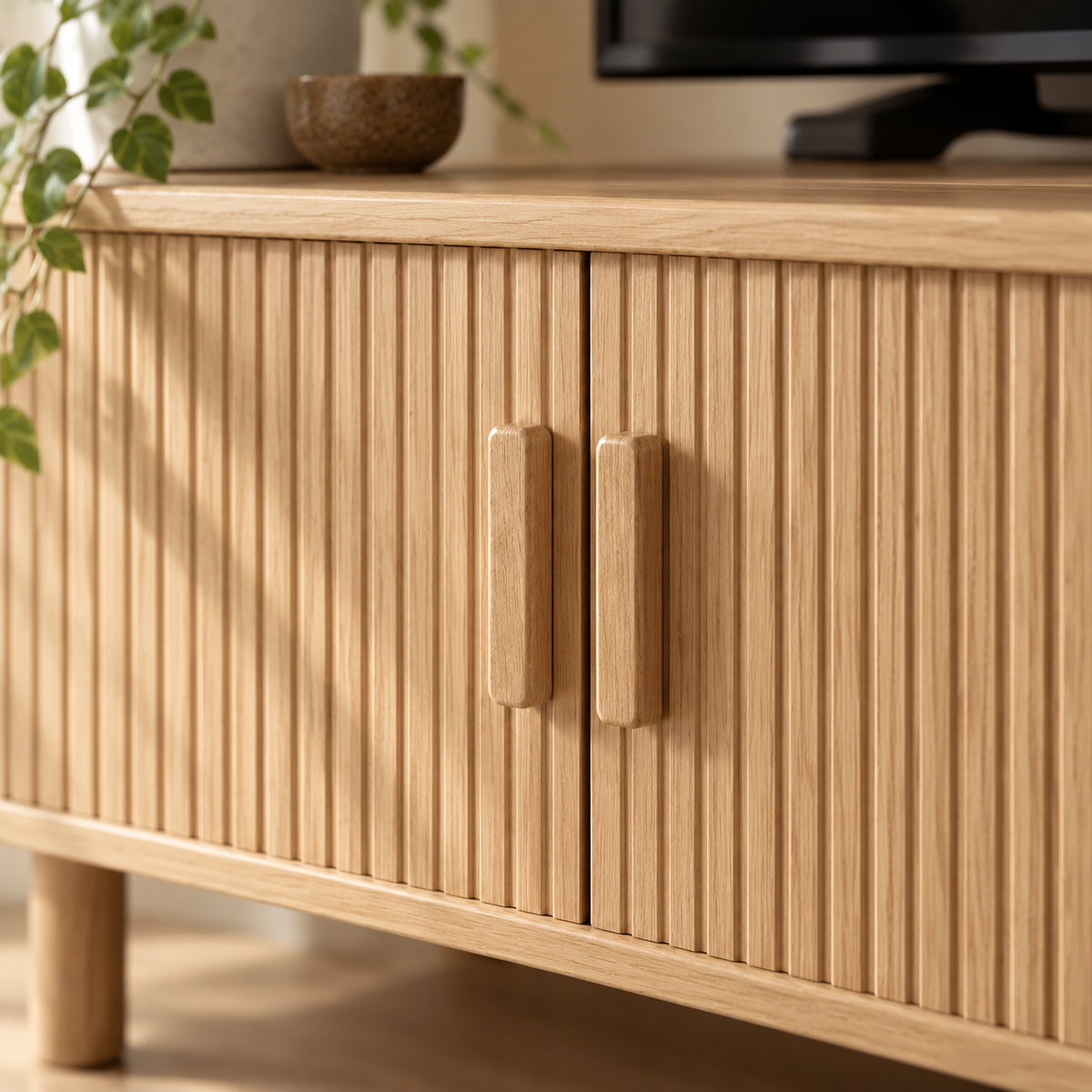 The Oakhurst Rattan TV Unit