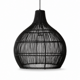 The Bampton Vintage Rattan Pendant Light