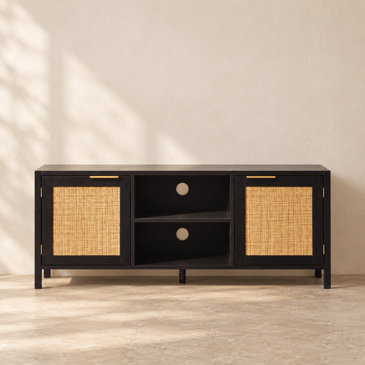 The Petworth Rattan TV Unit