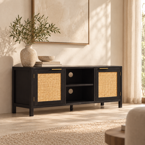 The Petworth Rattan TV Unit