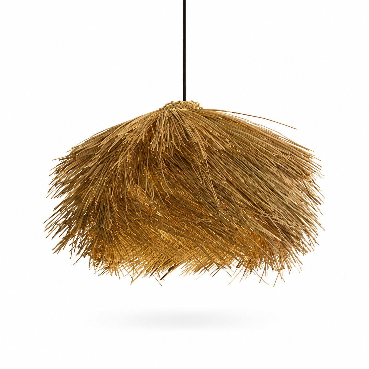 The Beaulieu Interwoven Rattan Pendant Light