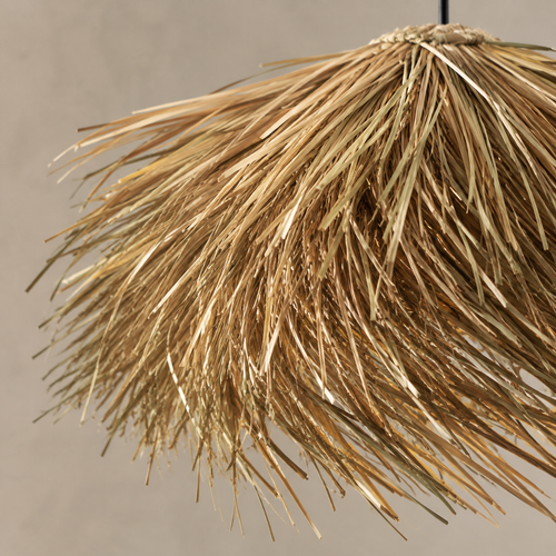 The Beaulieu Interwoven Rattan Pendant Light