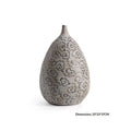 Kiyomi Ceramic Vase — Hand-painted ceramic vase, model A.