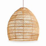The Bickleigh Fringed Natural Fibre Pendant Light
