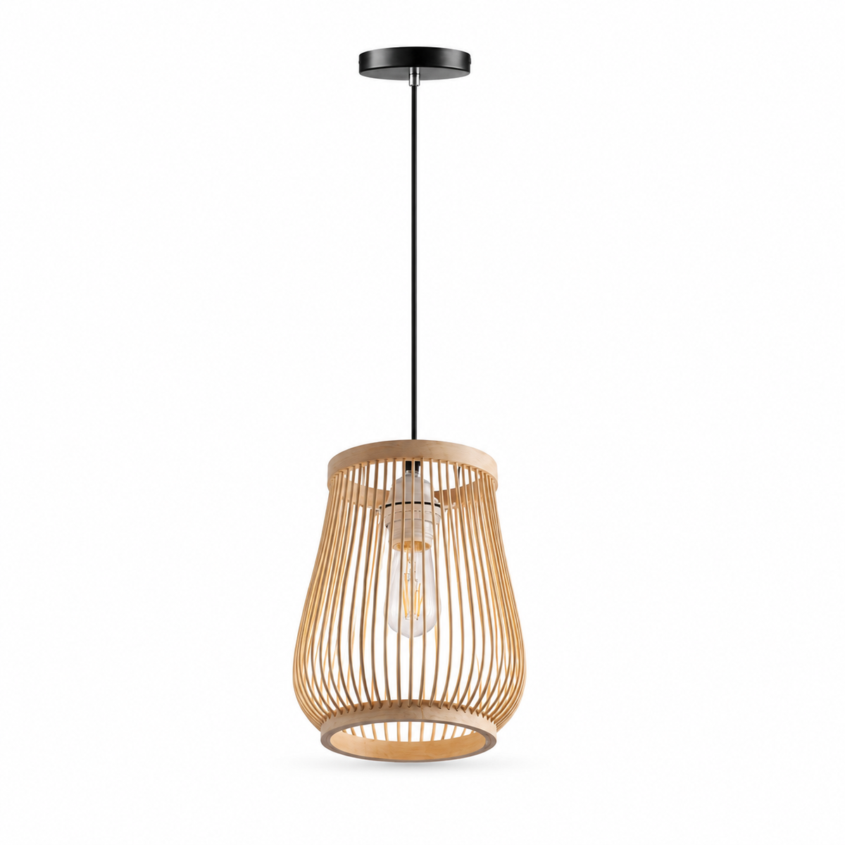 The Bourton Bamboo Lantern Pendant Light