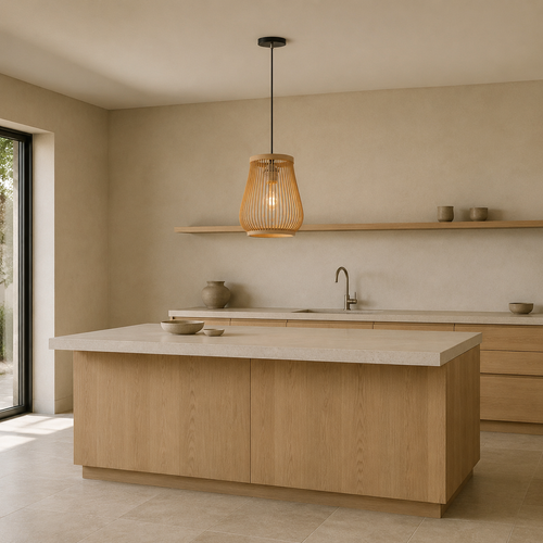 The Bourton Bamboo Lantern Pendant Light