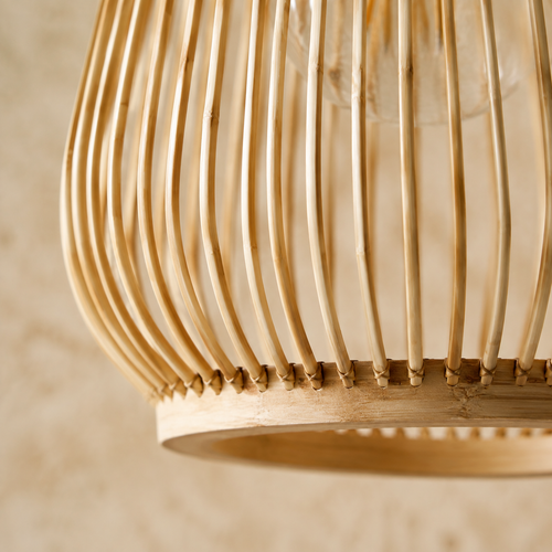 The Bourton Bamboo Lantern Pendant Light