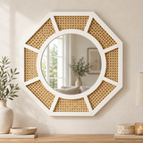 The Farnham Rattan Wall Mirror