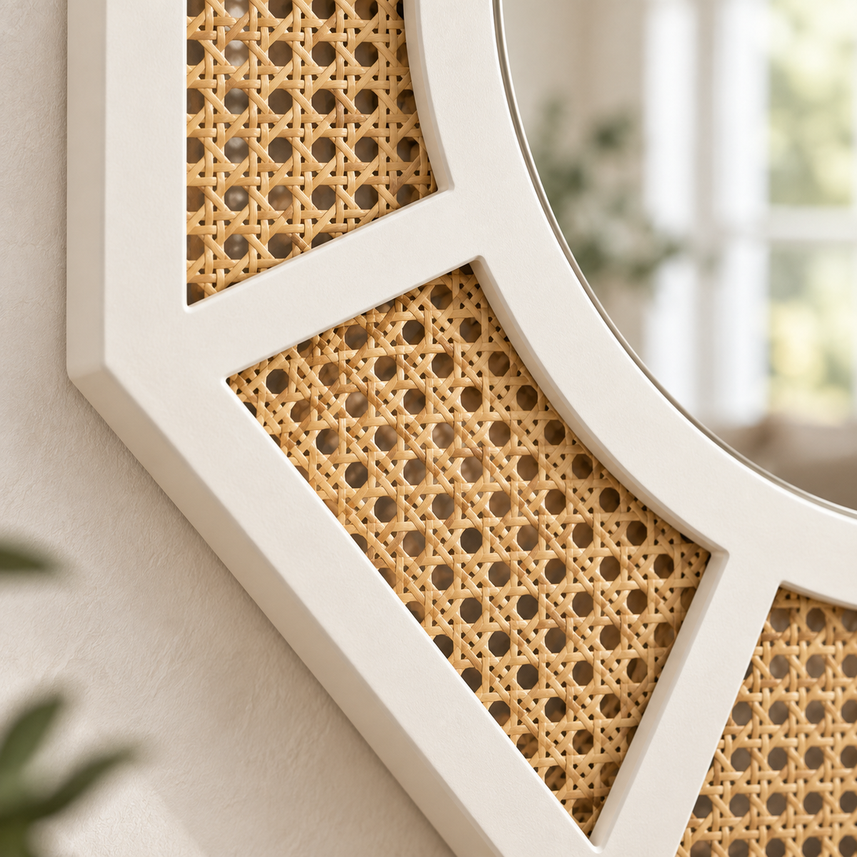 The Farnham Rattan Wall Mirror