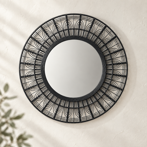 The Brockenhurst Rattan Wall Mirror