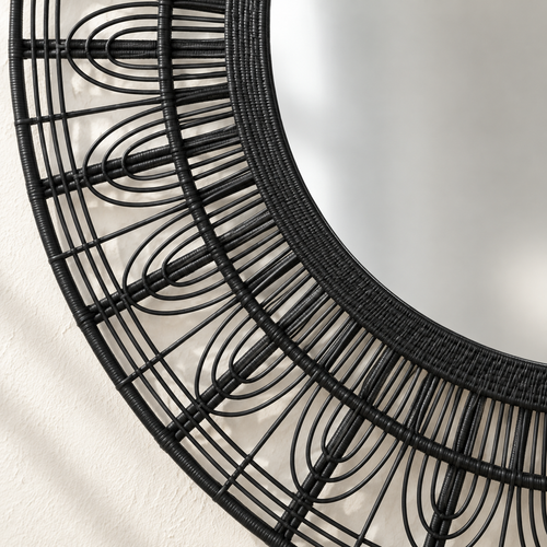 The Brockenhurst Rattan Wall Mirror