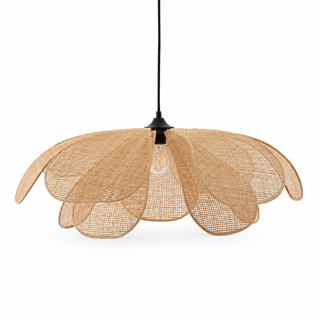 The Burford Woven Flower Pendant Light