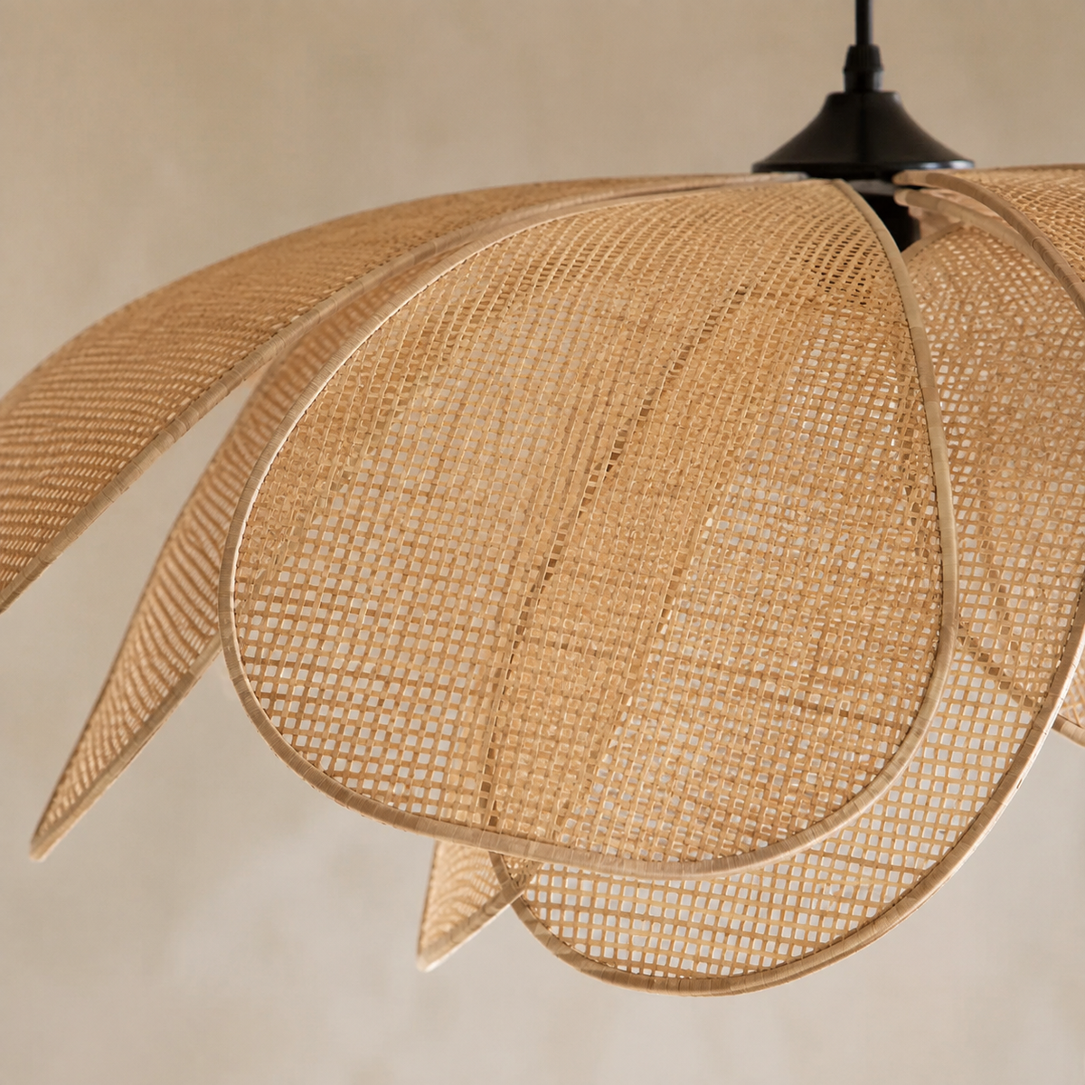 The Burford Woven Flower Pendant Light