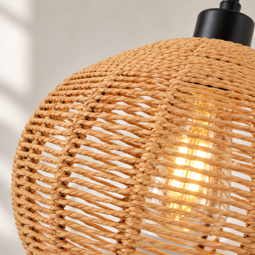 The Ashcombe Rattan Pendant Light