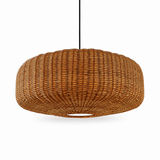 The Chagford Retro Woven Rattan Pendant Light