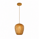 The Chawton Olive Bamboo Pendant Light