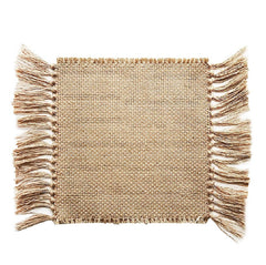 Gion Floor Runner — Natural jute runner with fringed ends, in the selected 35 × 250 cm configuration.