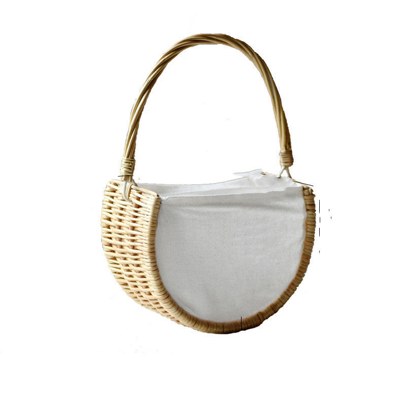 Bontang Storage Basket — Half-moon wall basket.