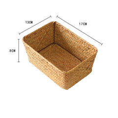 Caoyun Storage Basket — Open rectangular woven storage box on an iron frame.