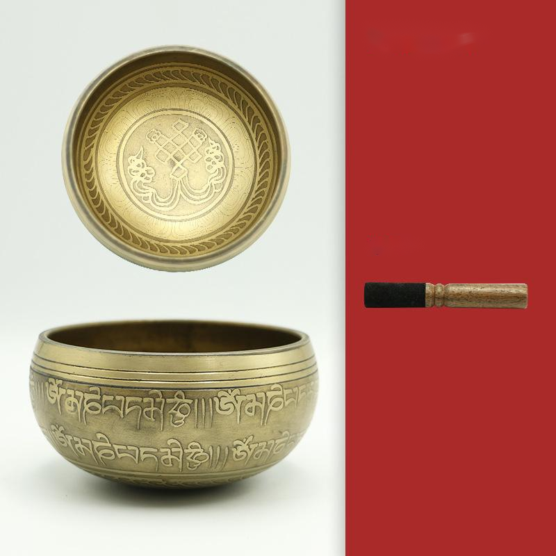 Jiangnan Singing Bowl — Copper singing bowl with a striker.