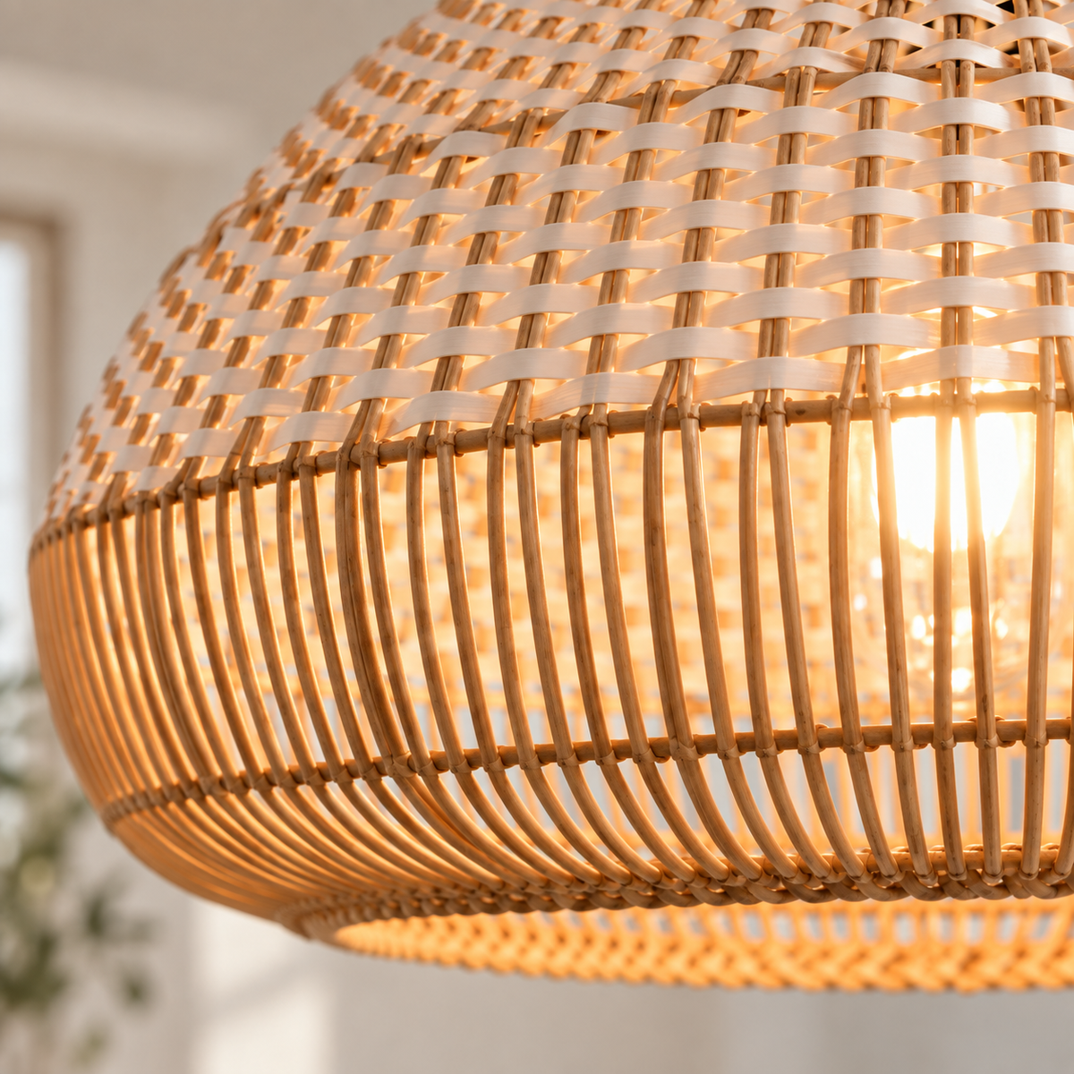 The Alderley Rattan Pendant Light