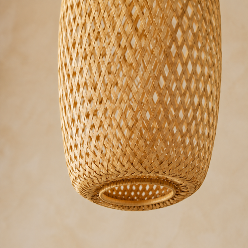 The Corbridge Oval Rattan Pendant Light