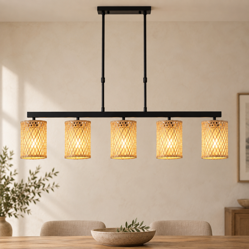 The Whitstable Rattan Pendant Light