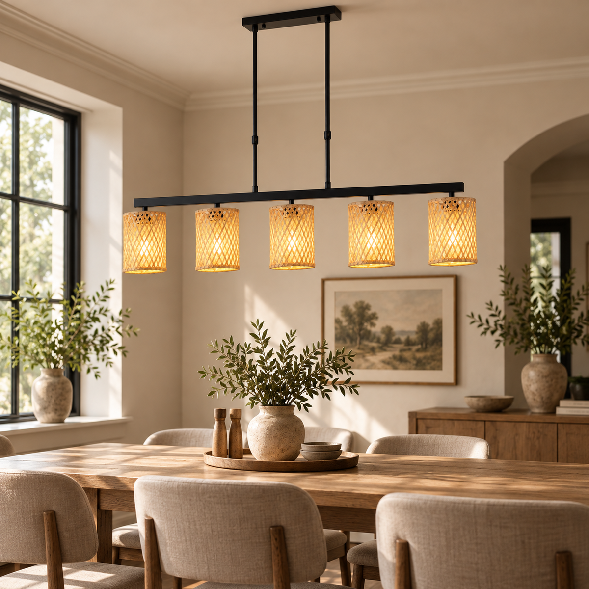 The Whitstable Rattan Pendant Light