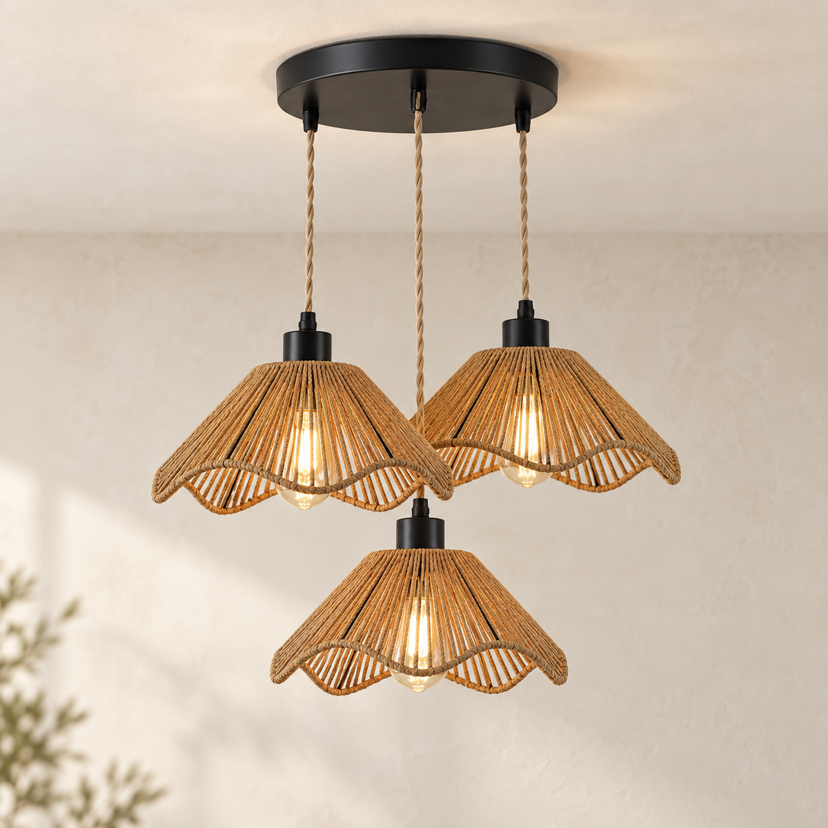 The Marsden Rattan Pendant Light