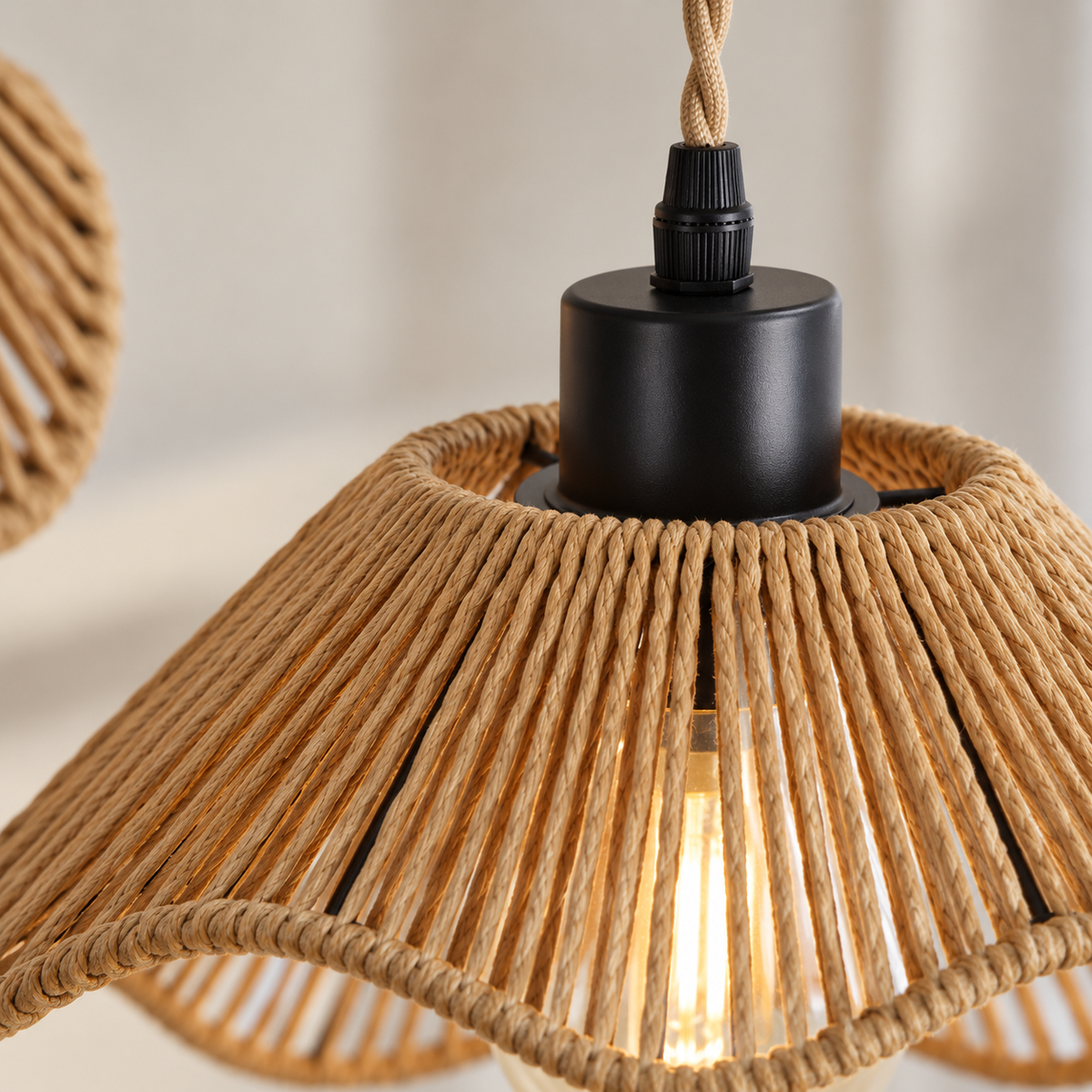 The Marsden Rattan Pendant Light