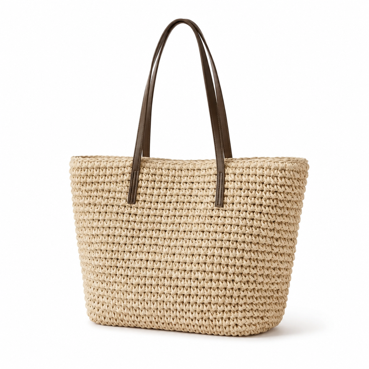 The Dunster Large Woven Rattan Tote Bag