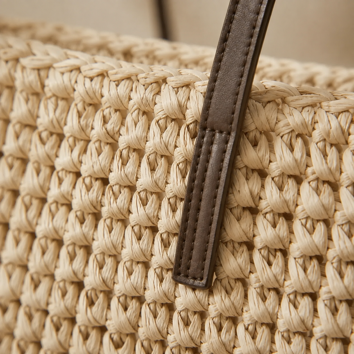 The Dunster Large Woven Rattan Tote Bag