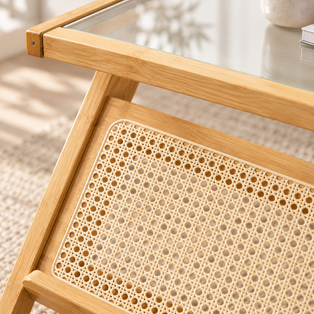 The Pentland Rattan Coffee Table