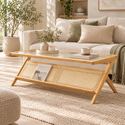 The Pentland Rattan Coffee Table