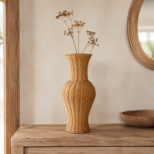 The Ebrington Amphora Rattan Vase