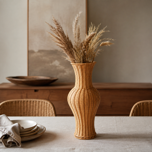 The Ebrington Amphora Rattan Vase
