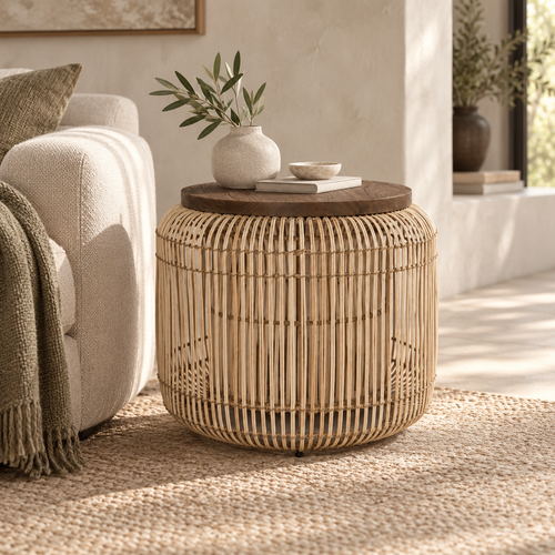 The Ellerby Rattan Coffee Table