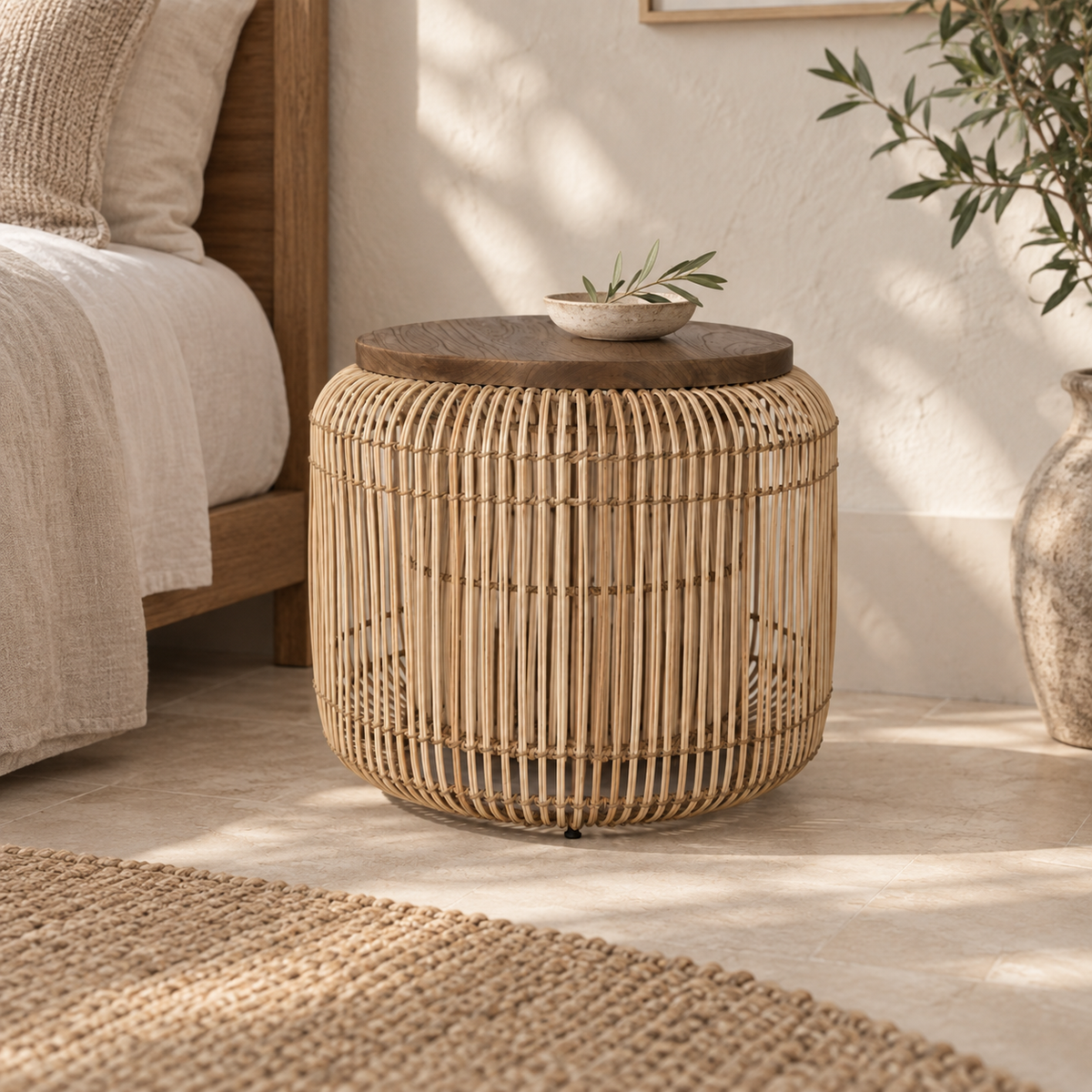 The Ellerby Rattan Coffee Table