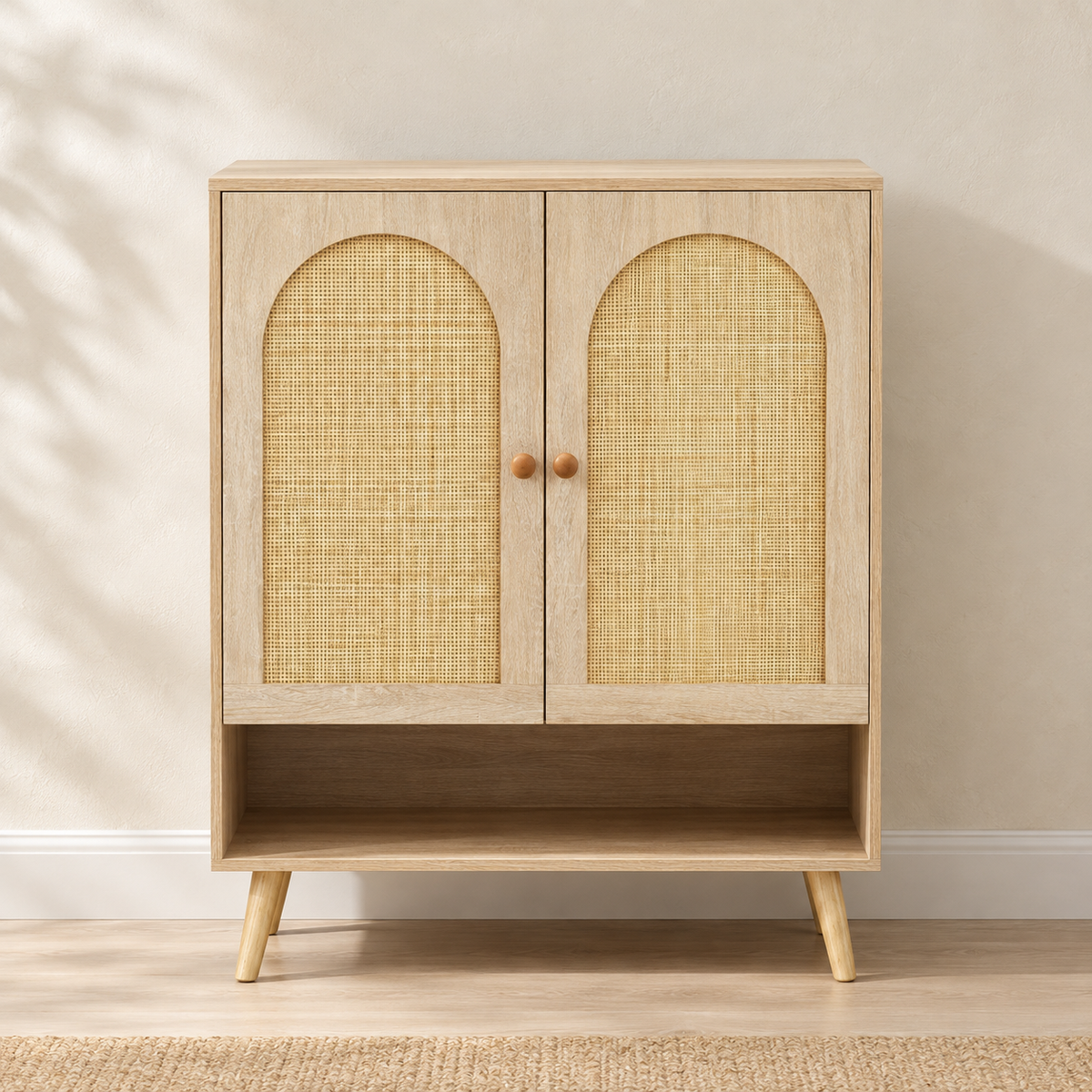The Hensley Rattan Sideboard