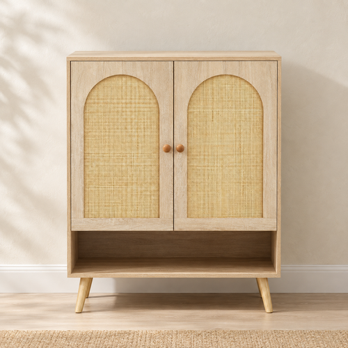 The Hensley Rattan Sideboard