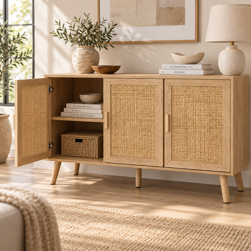 The Netherby Rattan Sideboard