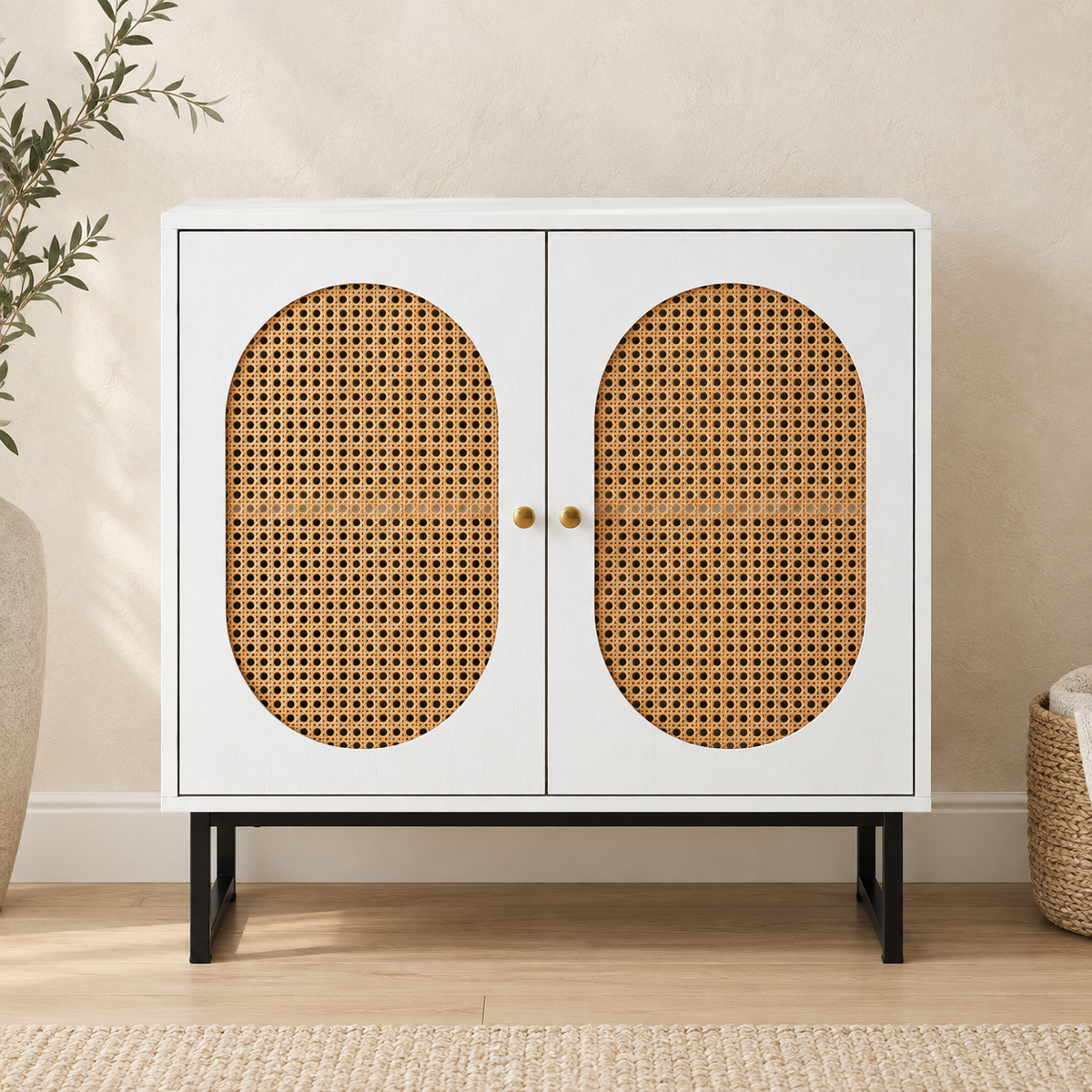 The Barnsdale Rattan Sideboard