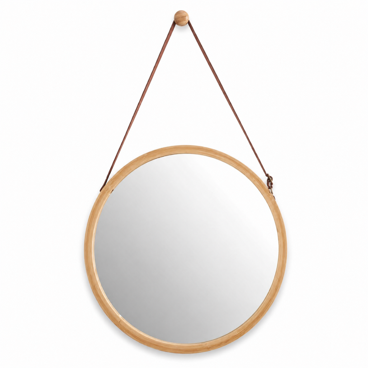 The Hambledon Teardrop Rattan Wall Mirror
