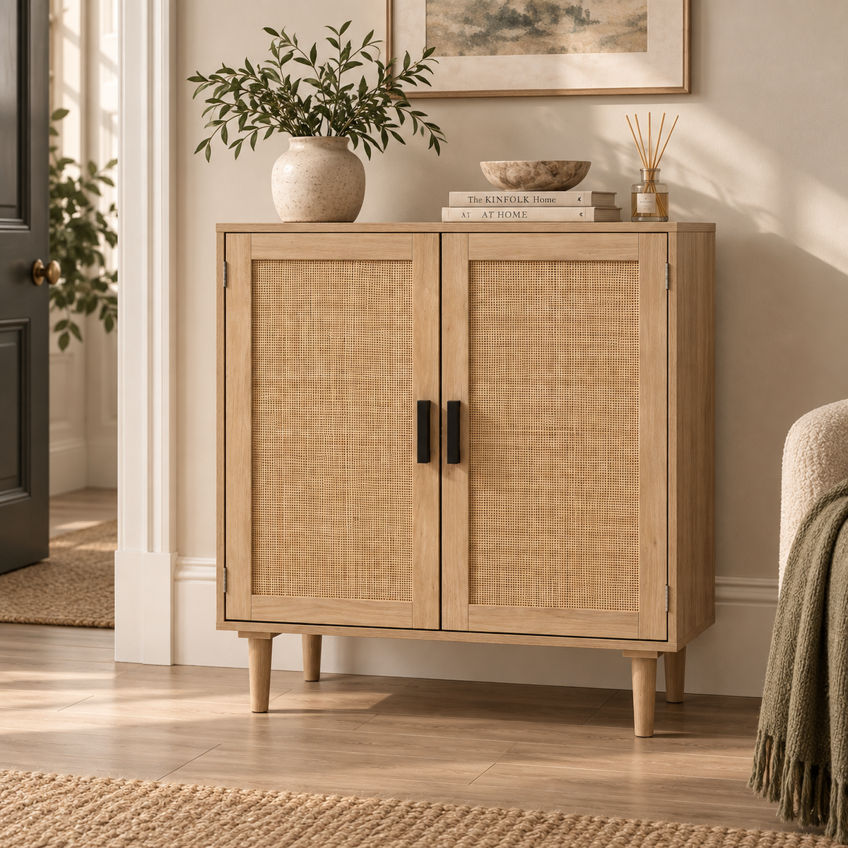 The Ridgemont Rattan Sideboard