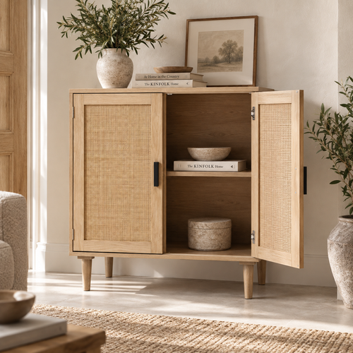 The Ridgemont Rattan Sideboard