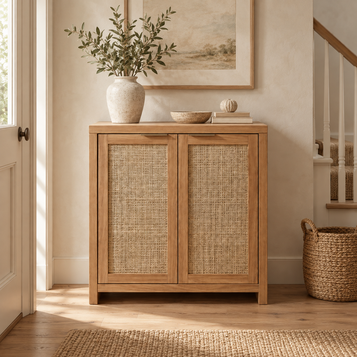 The Wren Rattan Sideboard