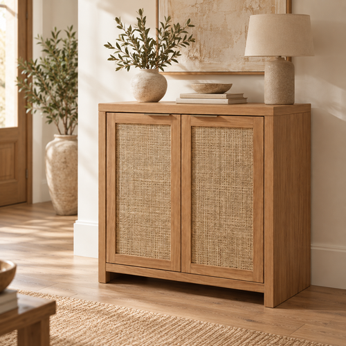The Wren Rattan Sideboard