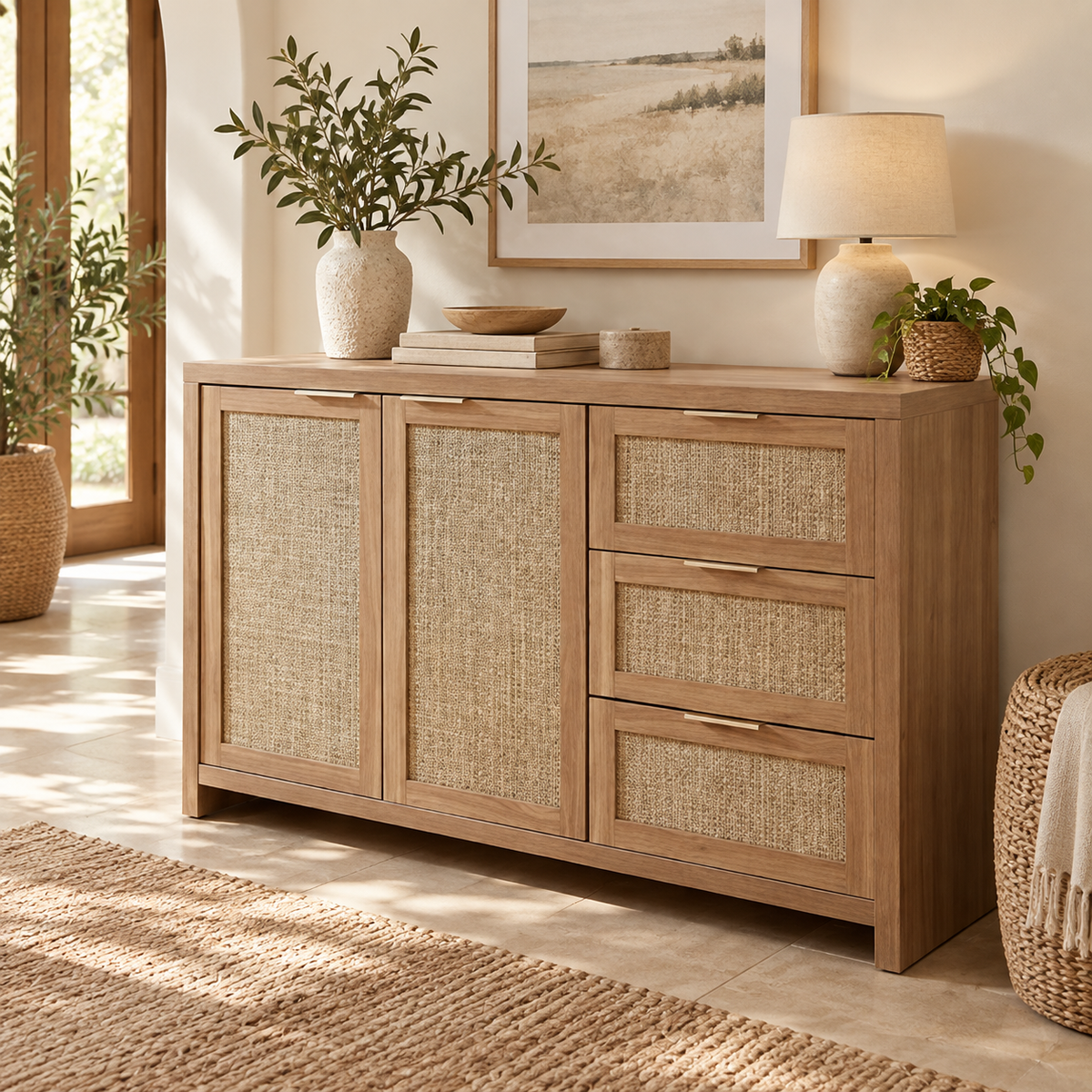 The Ilmington Rattan Sideboard