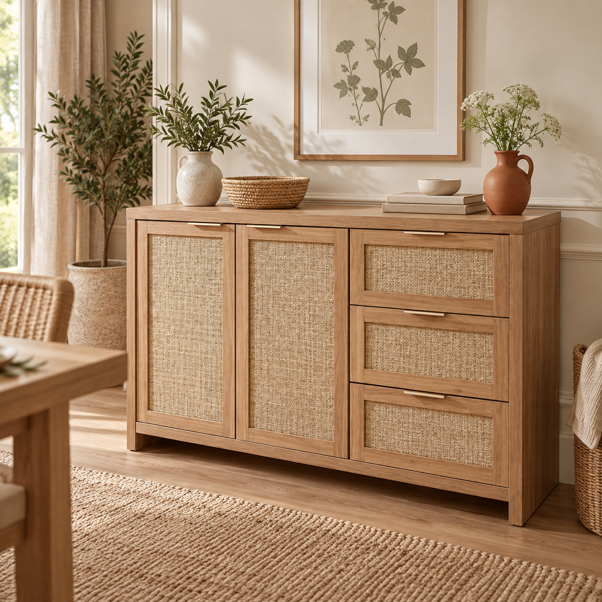 The Ilmington Rattan Sideboard