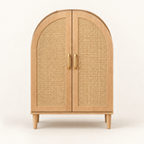 The Bramshaw Rattan Shoe Cabinet